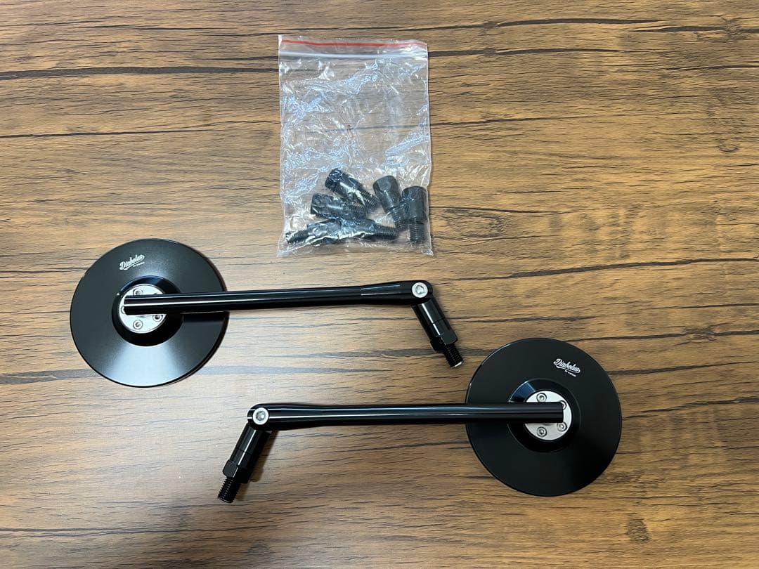 Diabolus DAX125用交換用ミラー DX046 ホンダ（HONDA） ダックス DAX125用交換用ミラー DX046 CNC Mirror