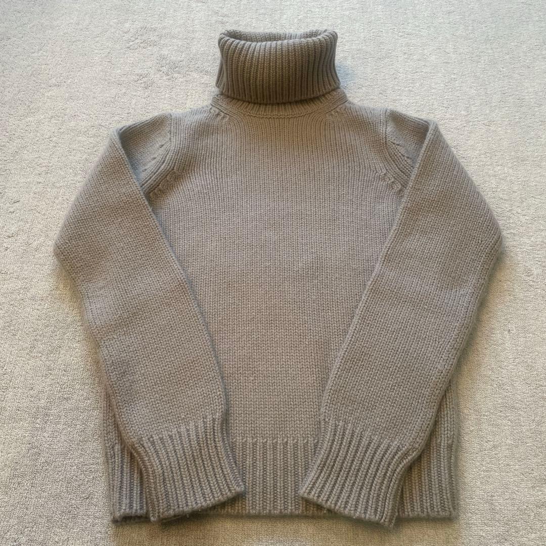 本日17時迄限定価格ブラミンク タートルニット カシミヤ100