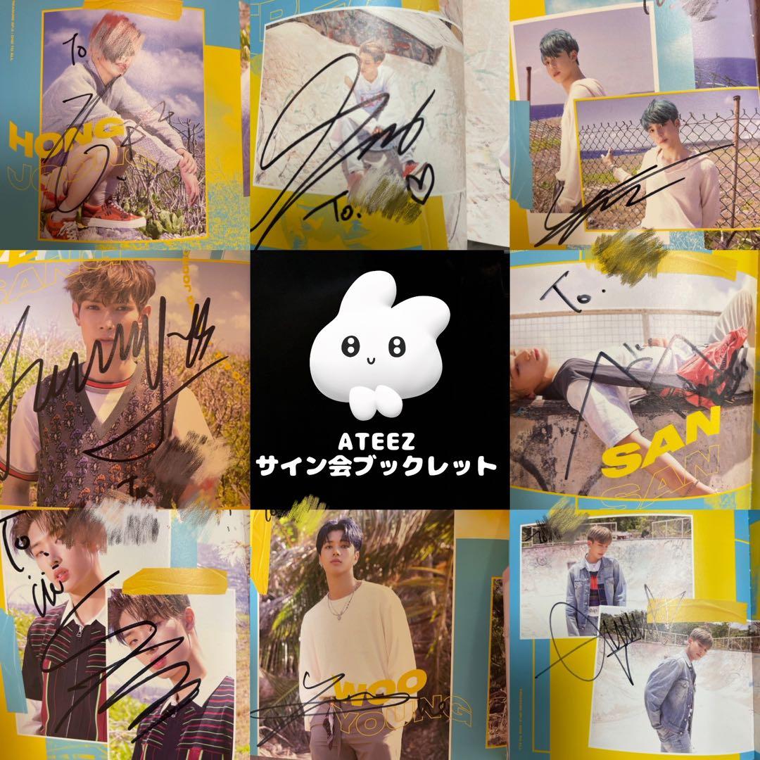 ATEEZ 3集サイン会ブックレット Ateez [The World Ep. Fin: Will] SAN Autographed Signed Album 3 Ver
