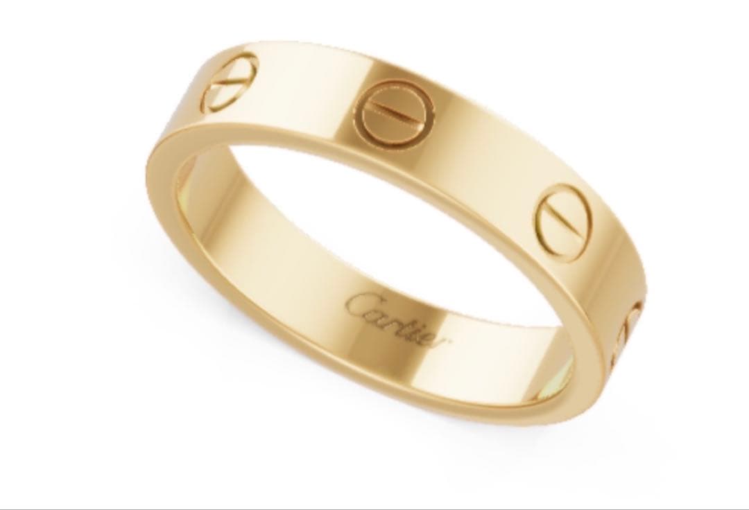 Cartier ラブリングスモールモデル　K18 イエローゴールド Cartier（カルティエ） ラブ リング 指輪 10.5号 18金 K18イエロー