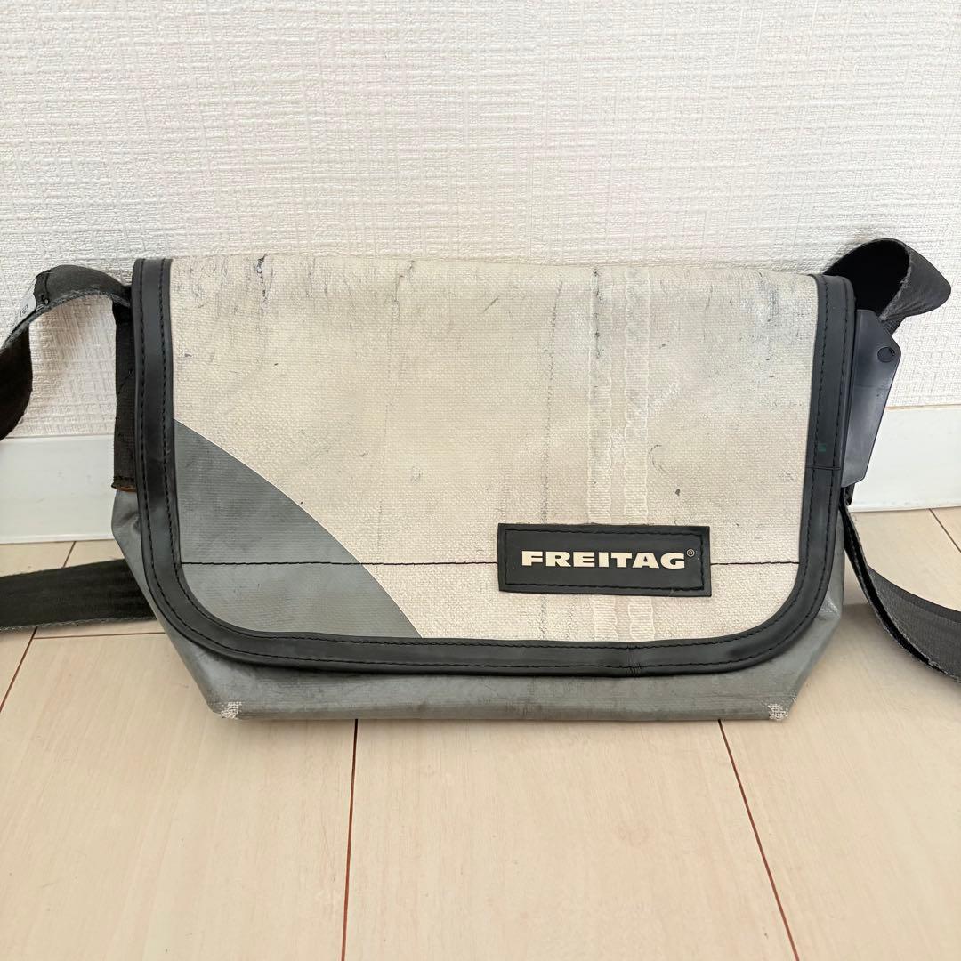 FREITAG 初期型メッセンジャーバッグ グレー 中古・古着通販】FREITAG (フライターグ) メッセンジャーバッグ