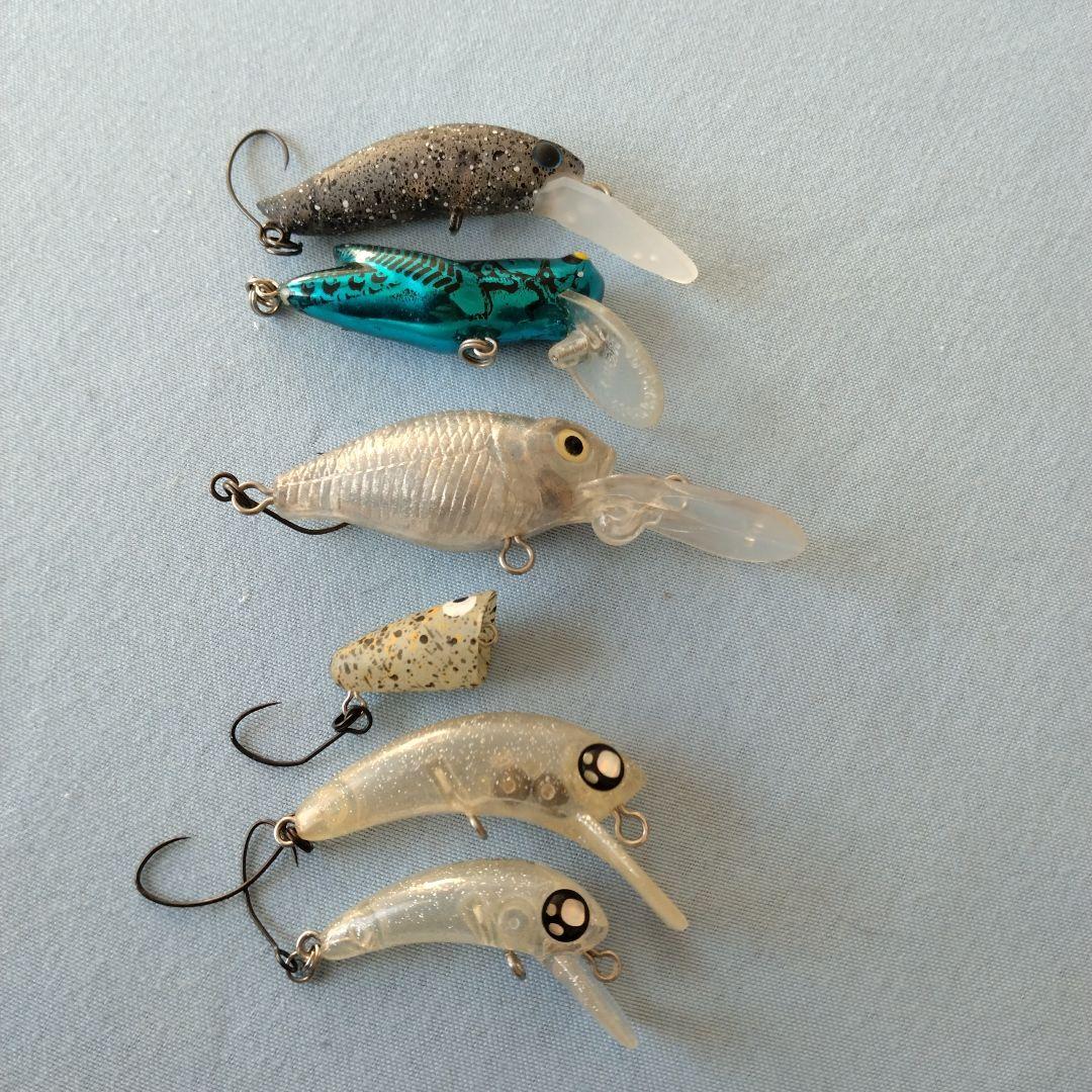 エリアトラウト クランクベイト ルアー 変わった色のクランク含 6個