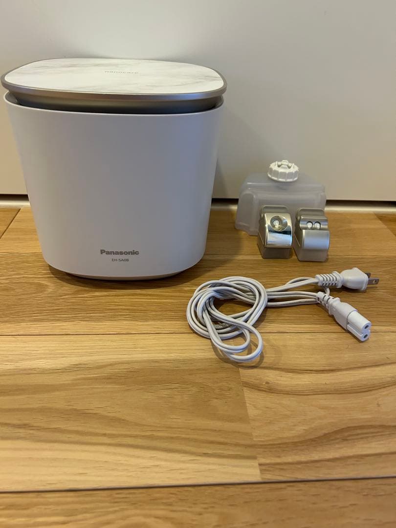 【美品】パナソニック フェイススチーマー EH-SA0B ホワイト 概要 スチーマー ナノケア EH-SA0B | フェイスケア（スチーマー・美顔
