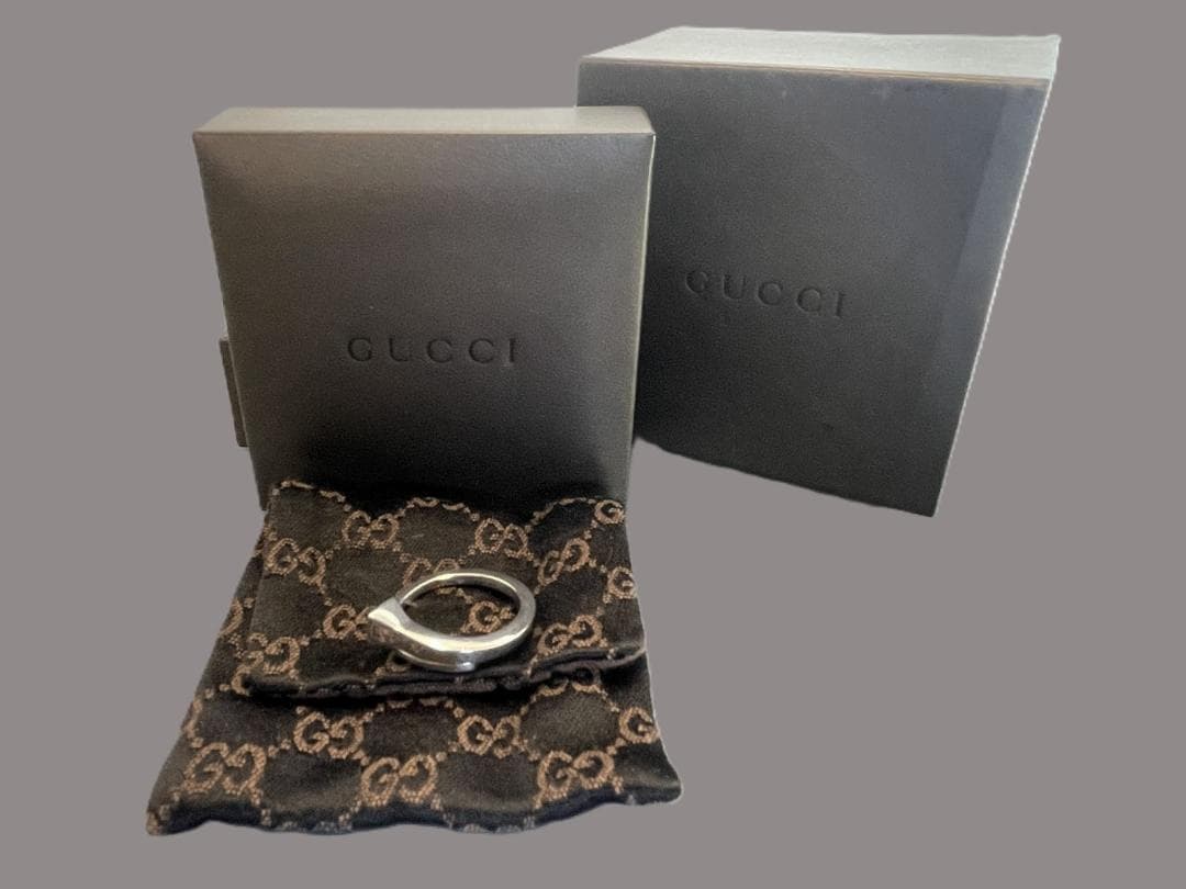 GUCCI グッチ キオド ネイル 釘 モチーフ シルバー リング 21号 - メルカリ