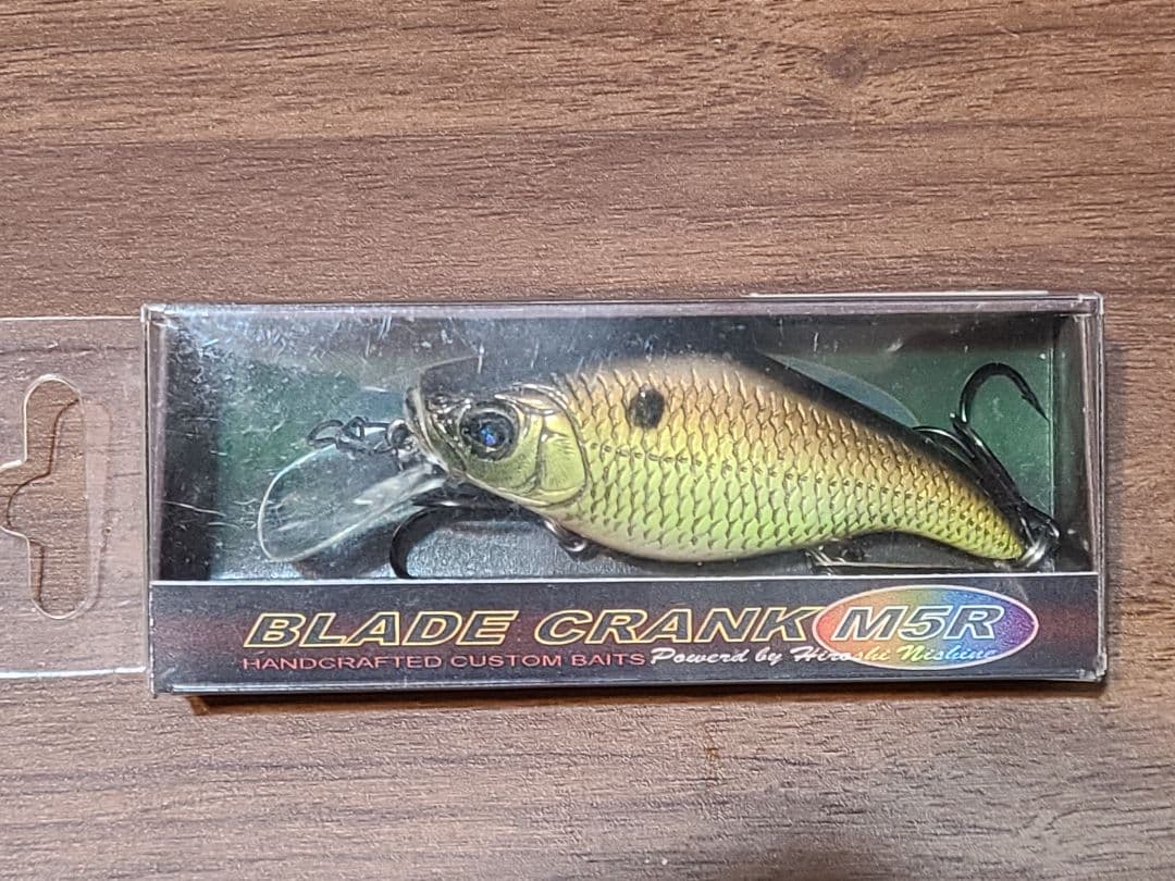 ニシネルアーワークス ブレードクランクM5R チャートリュースシャッド