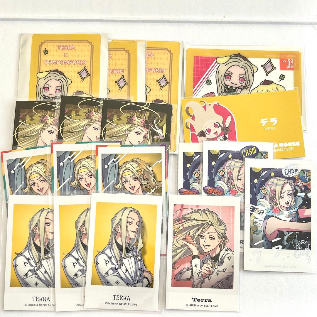テラ カリスマ まとめ売り サンリオ クリアカード チェキ風カード