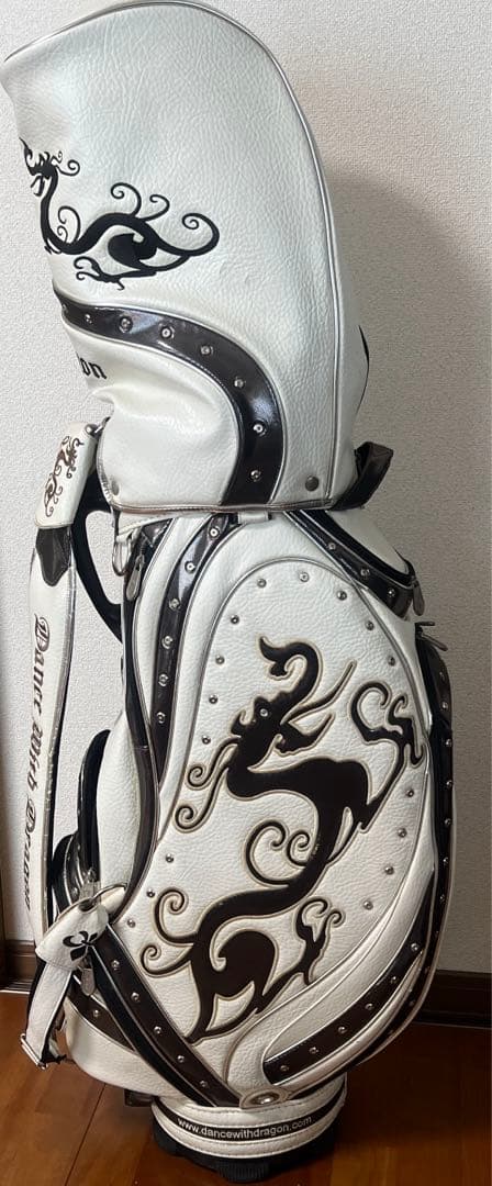 ダンスウィズドラゴン キャディバッグ ホワイト Dance With Dragon - | キャディバッグ | ホワイト | ユニセックス