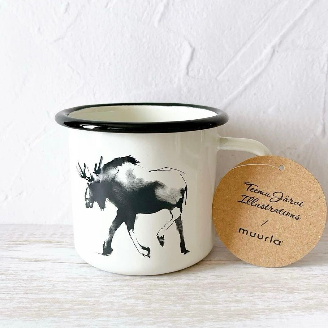 ♡ノルディック ホーロー マグカップ 鹿 キャンプ アウトドア ヘラジカ