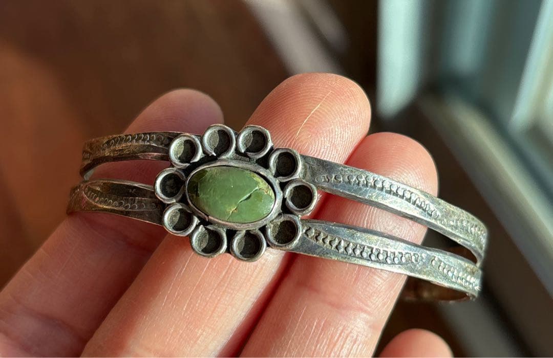 希少40s】ヴィンテージ ナバホ スプリットシャンク バングル