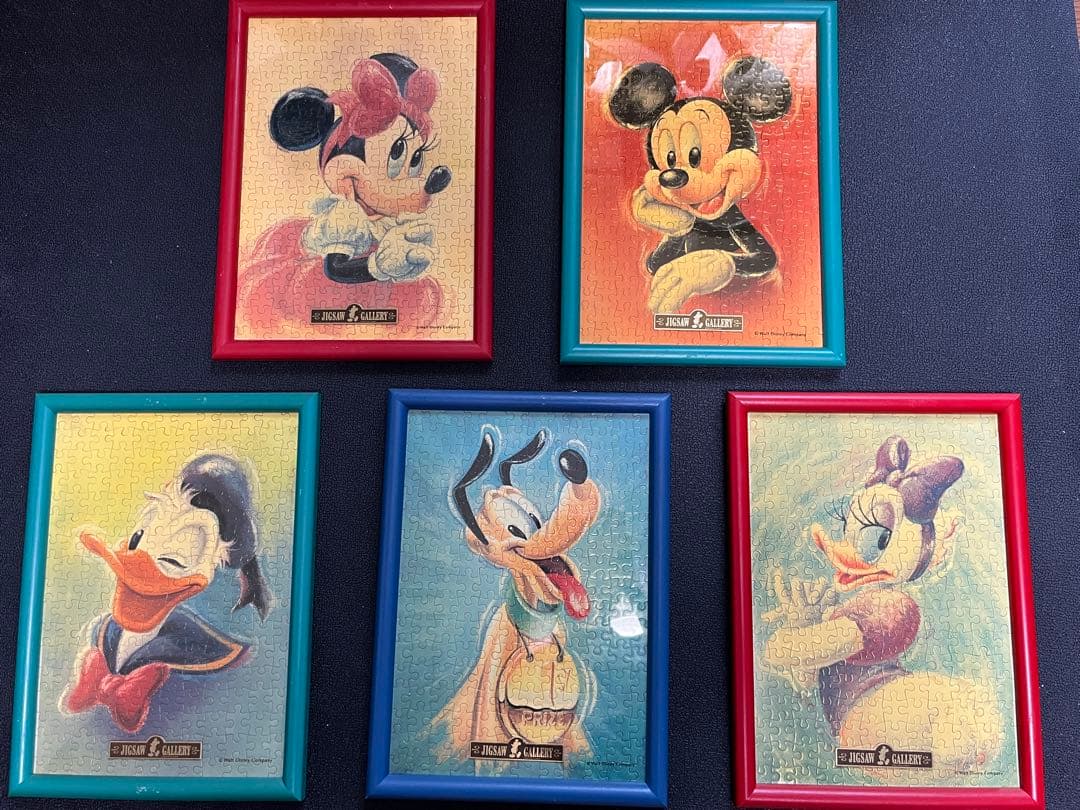 ディズニー パズル 5種セット 完成品 額縁付き - メルカリ
