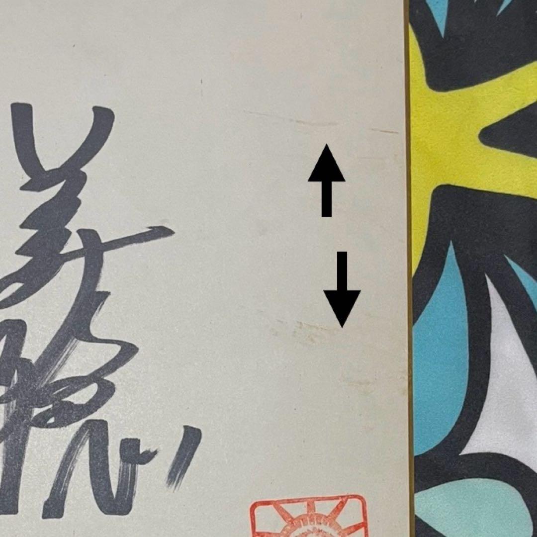 中山美穂 直筆サイン 色紙 落款(オフィシャルマーク)有り - メルカリ