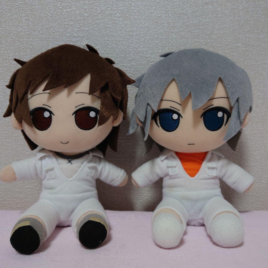 咎狗の血】アキラくん ケイスケくん ぬいぐるみ 白ツナギver. - メルカリ