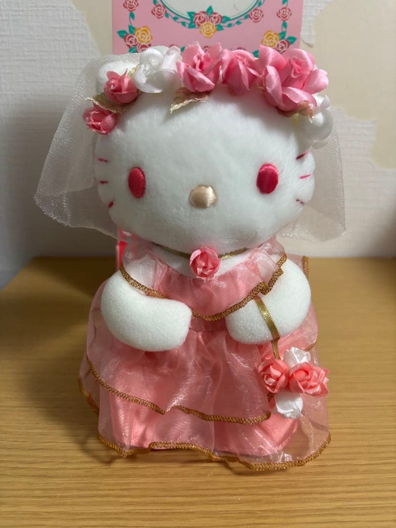 ハローキティ　ローズガーデンウェディングドール ぬいぐるみ　#1
