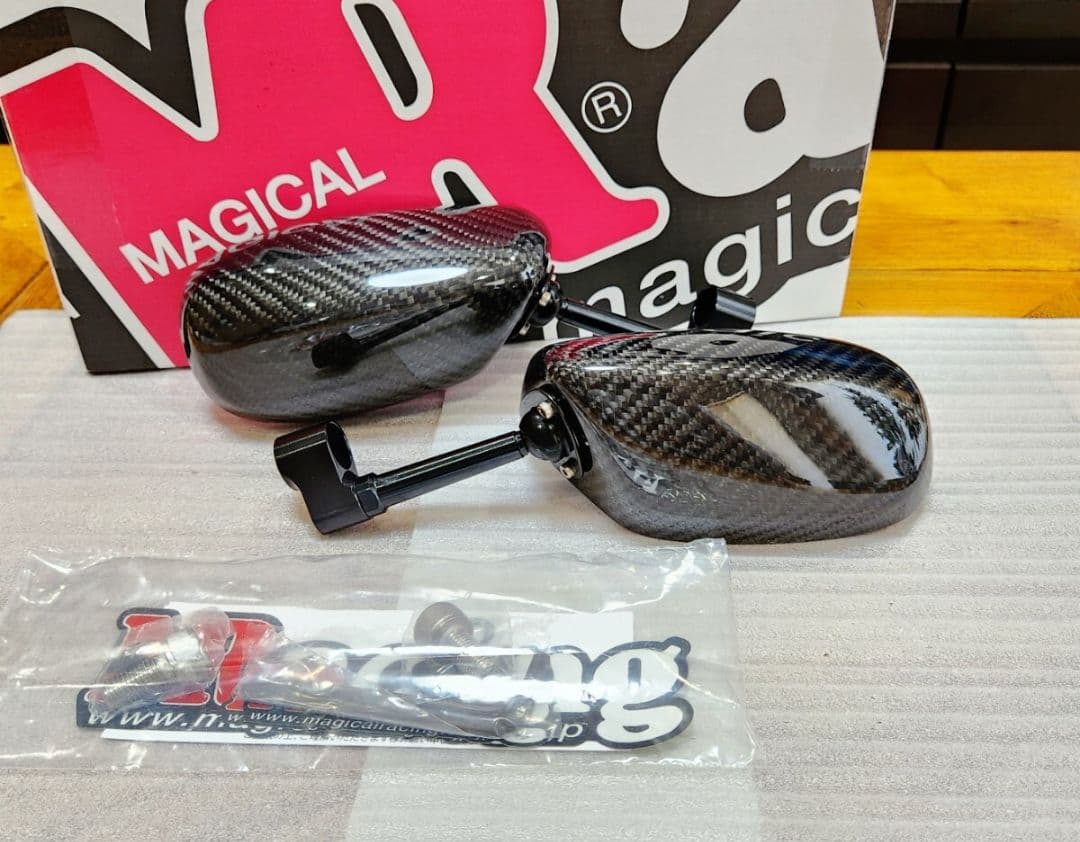 マジカルレーシング｜NK1 ミラー｜綾織カーボン｜type1 スーパーロング NK-1 ミラー タイプ1 - MagicalRacing