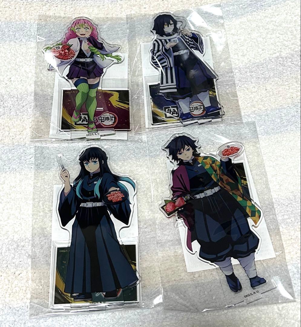 鬼滅の刃 牛角 アクリルスタンド 伊黒小芭内 時透無一郎 冨岡義勇 甘露