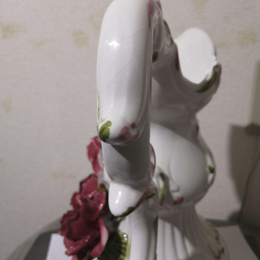 DEMAIN デ-メイン イタリア製 フラワーモチーフ ヨーロピアン