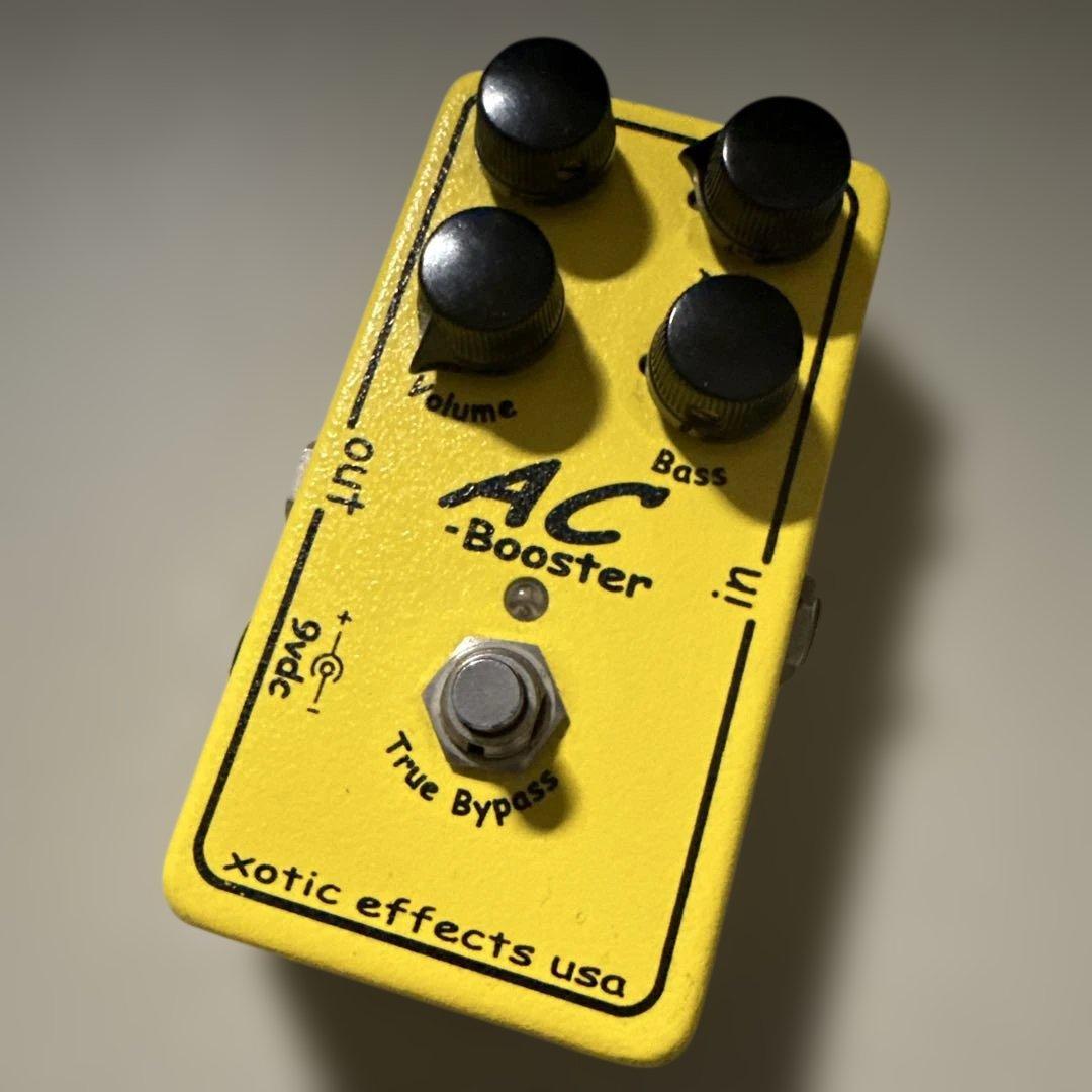 xotic effects AC Booster 黄色 Xotic Effects、名機AC Boosterをパワーアップさせた“AC Booster V2”を