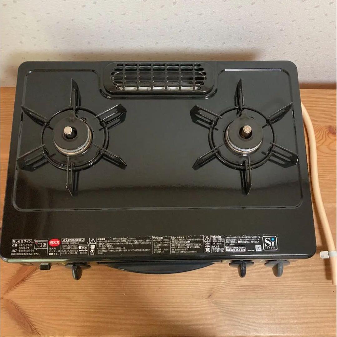 美品 リンナイ RT31NHS-L ガスコンロ 都市ガス Amazon | Rinnai 都市ガス用 ガステーブルRT31NHS-L ブラック 56cm 左