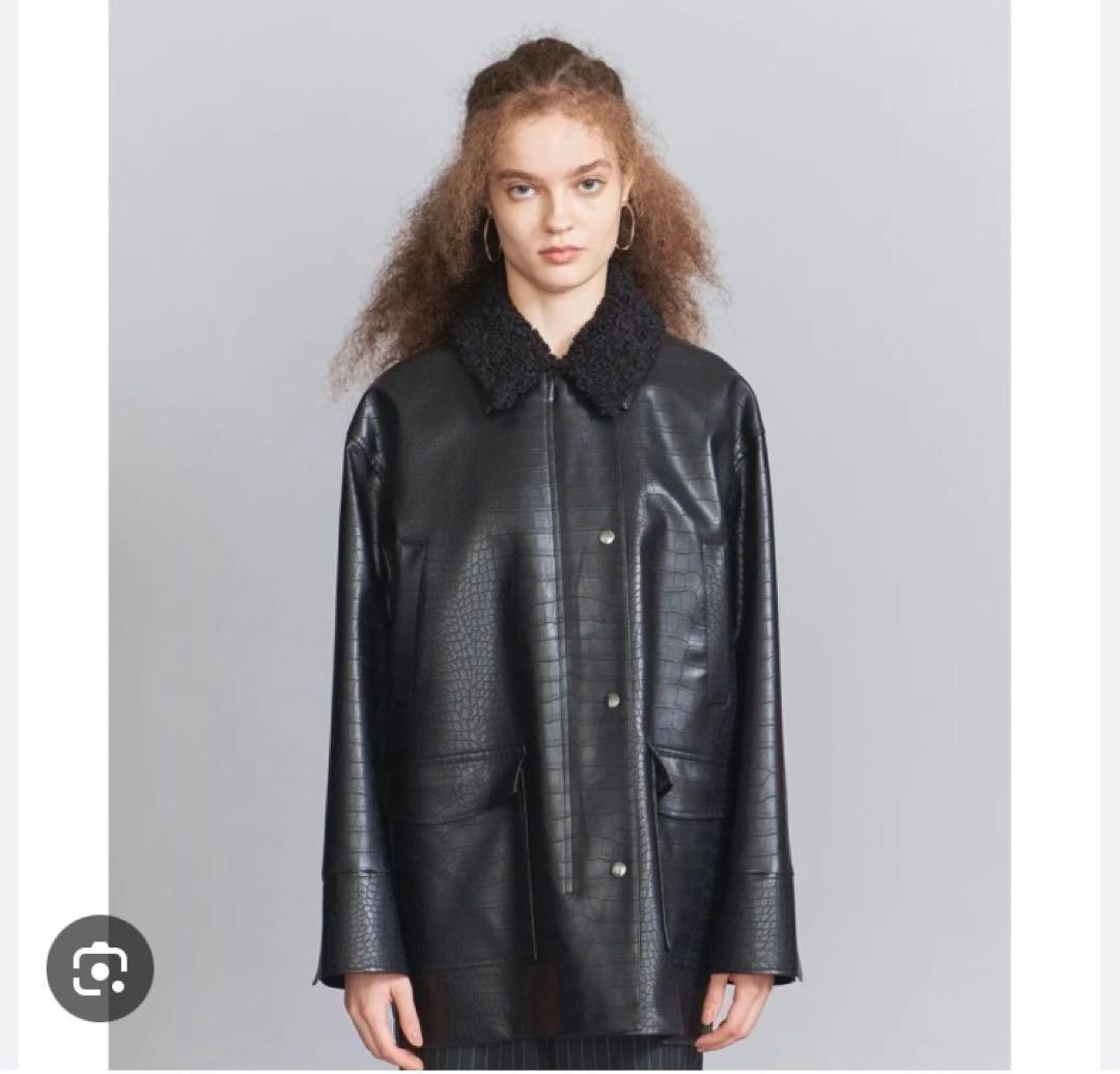 新品 BEAUTY&YOUTH クロコレザーライク ジャケット 2WAY M - メルカリ