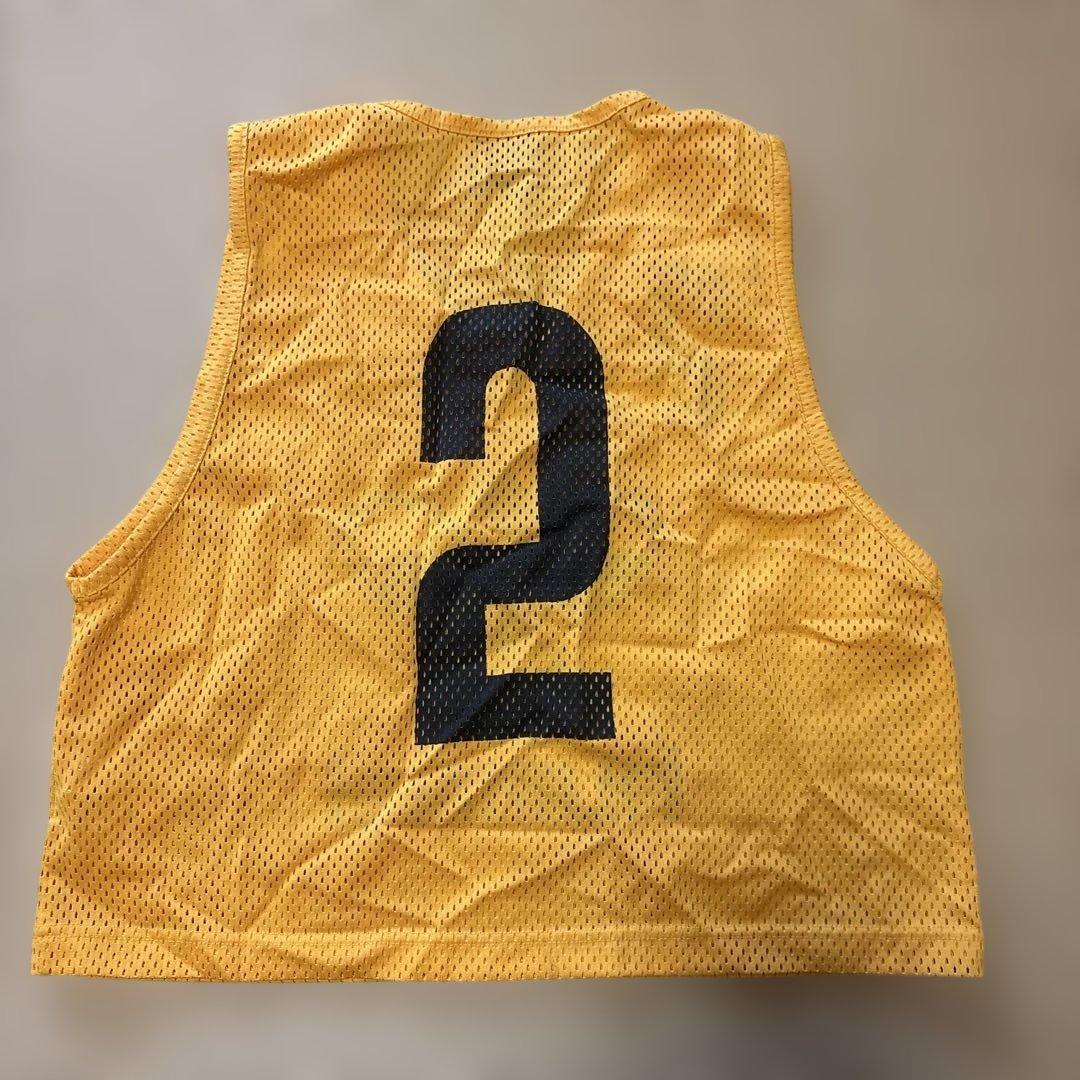 hummel 厚手メッシュイエロー サッカー ビブス ジュニア用 - メルカリ