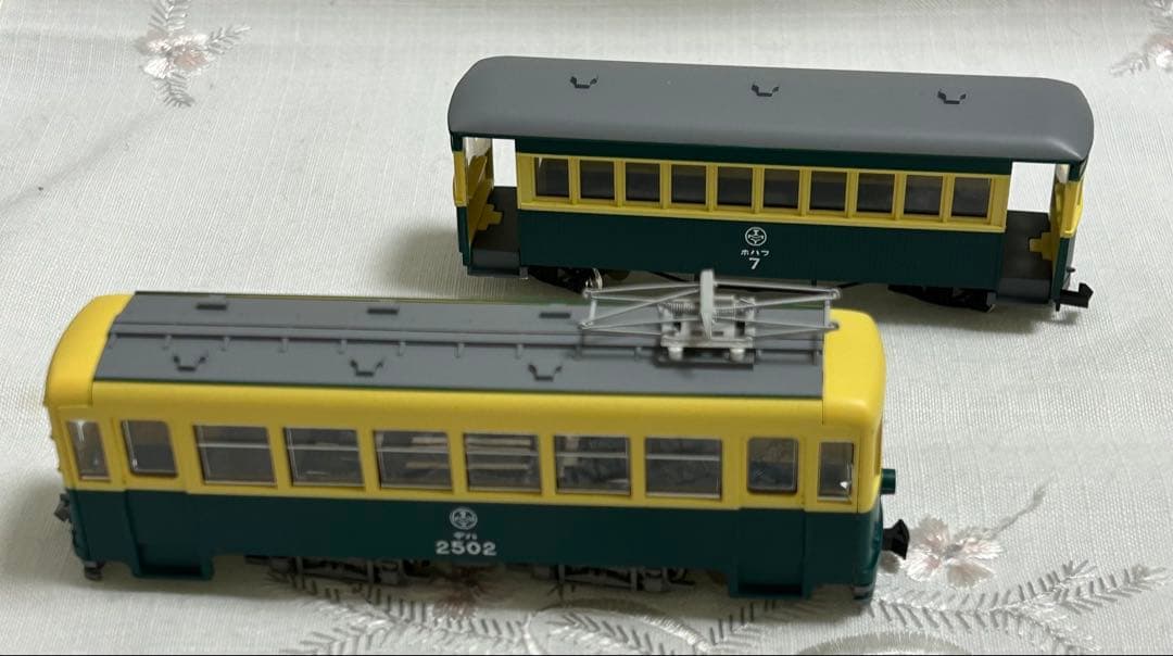 トミーテック 富井電鉄　猫屋線 直通用路面電車＋客車/貨車セット　2両2点