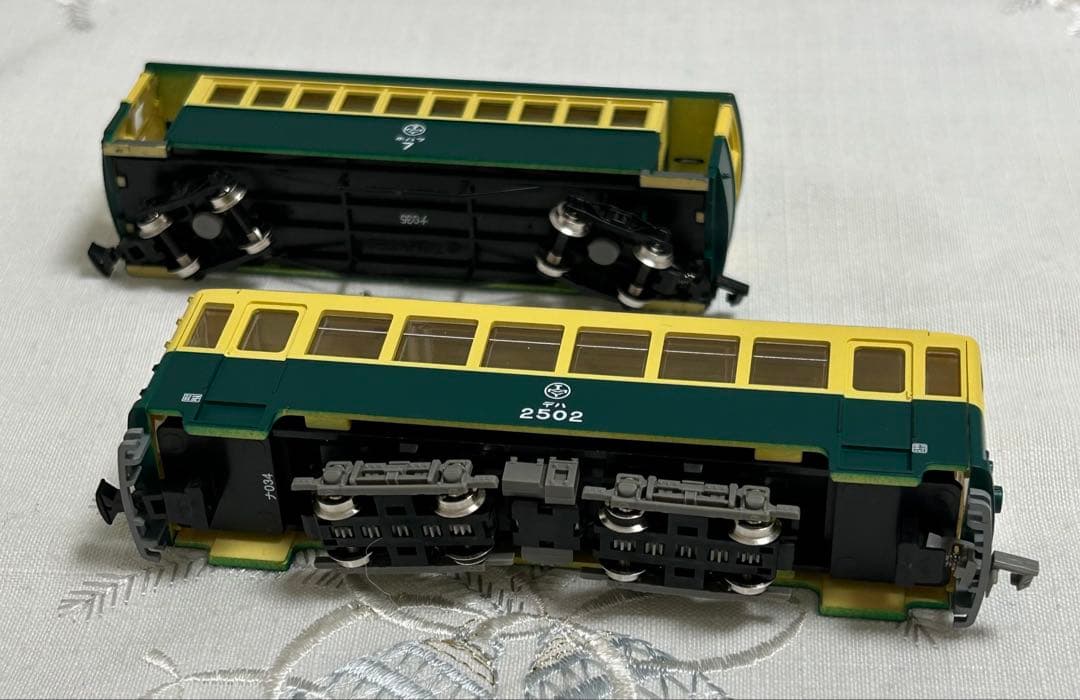 トミーテック 富井電鉄　猫屋線 直通用路面電車＋客車/貨車セット　2両2点