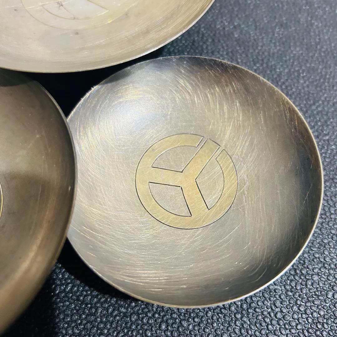 純銀　銀杯　3枚セット　203.1g シルバー　銀　コレクション　銀投資