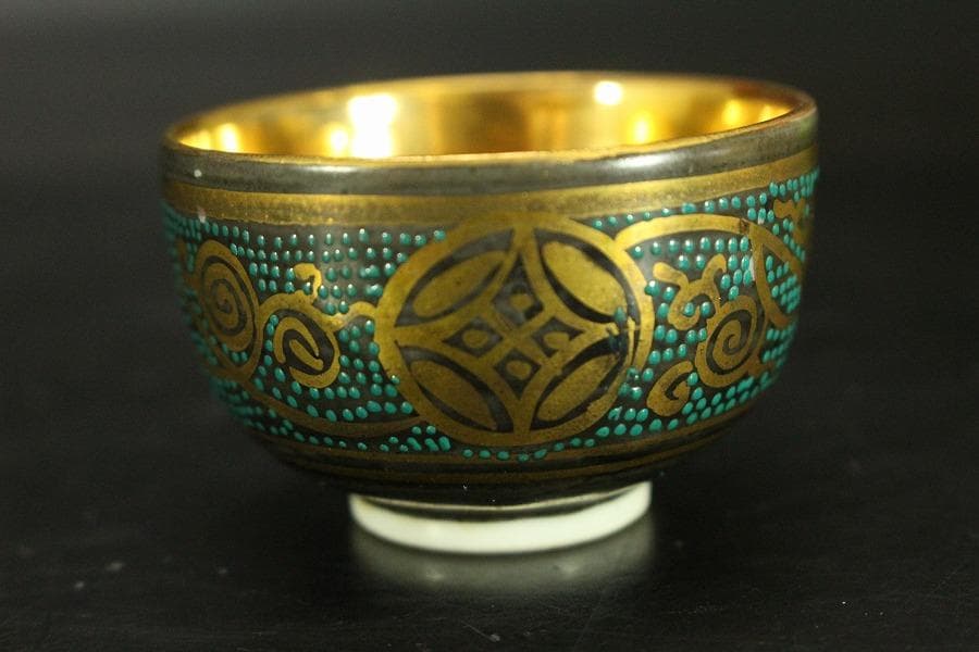 煎茶 酒器 九谷 寄せ盃 五客 時代物(A969) - メルカリ