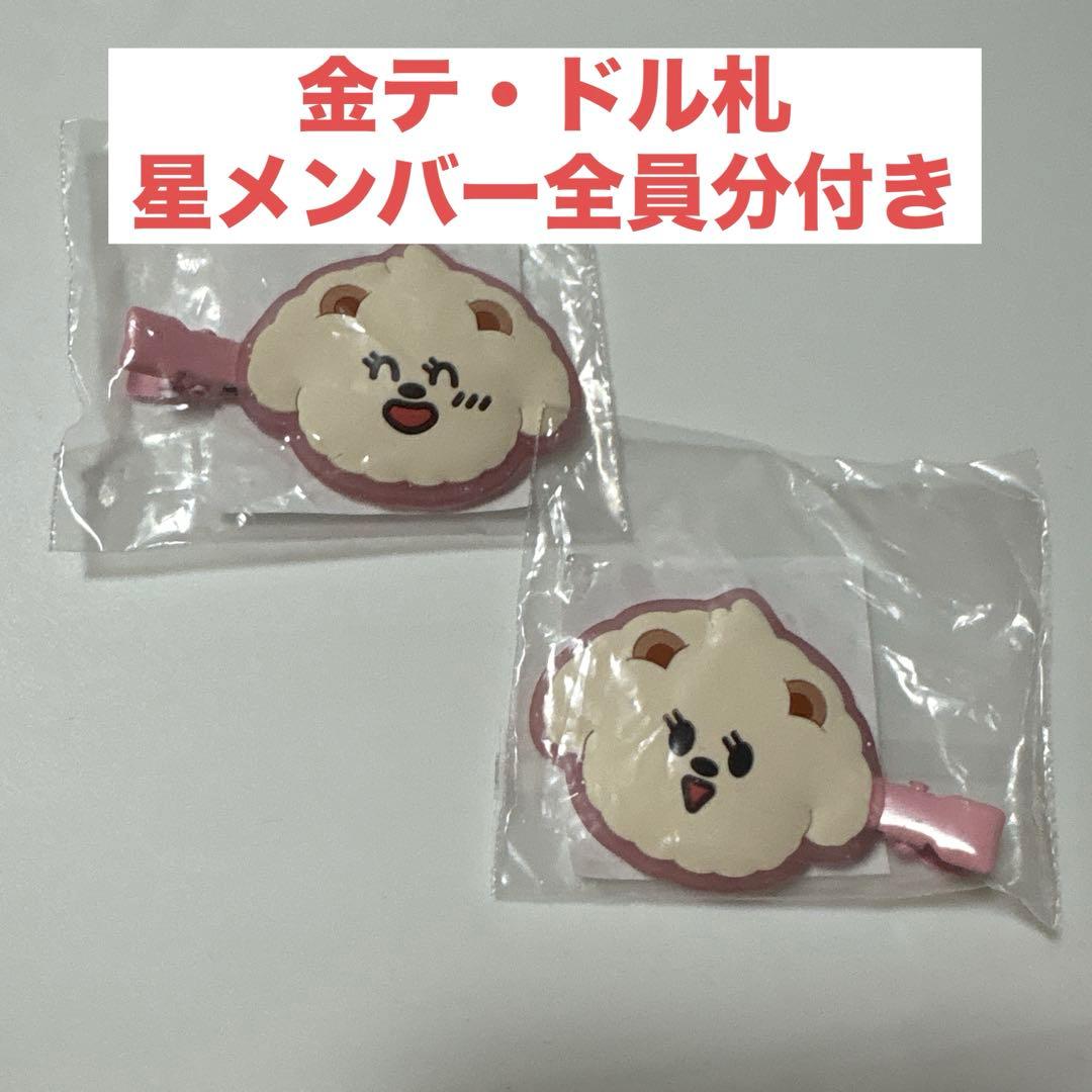 TXT プルバトゥ バムグッ ヘアクリップ カプセルトイ ボムギュ ドル札