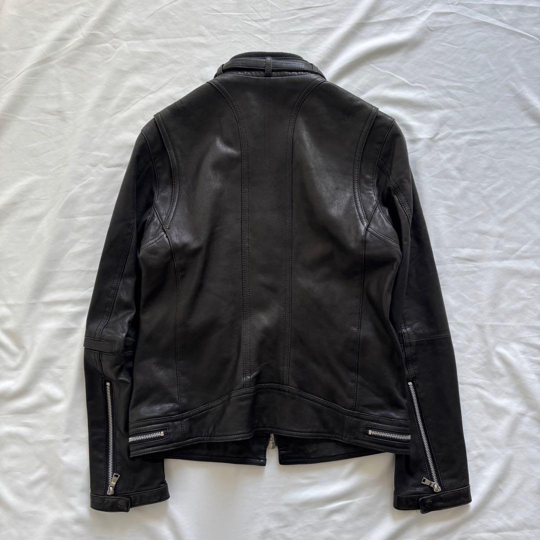 LOVLESS レザージャケット 黒 ダブルジップ 羊革 M y2k - メルカリ