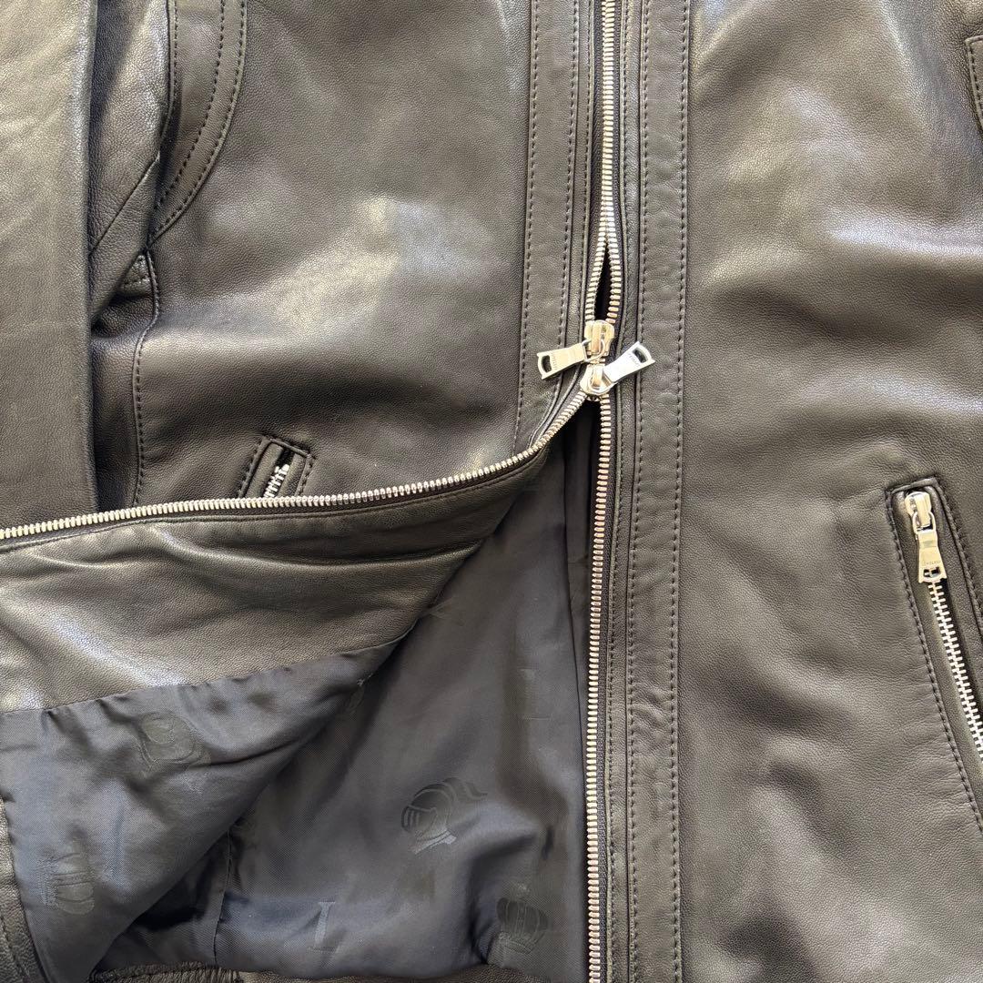 LOVLESS レザージャケット 黒 ダブルジップ 羊革 M y2k - メルカリ