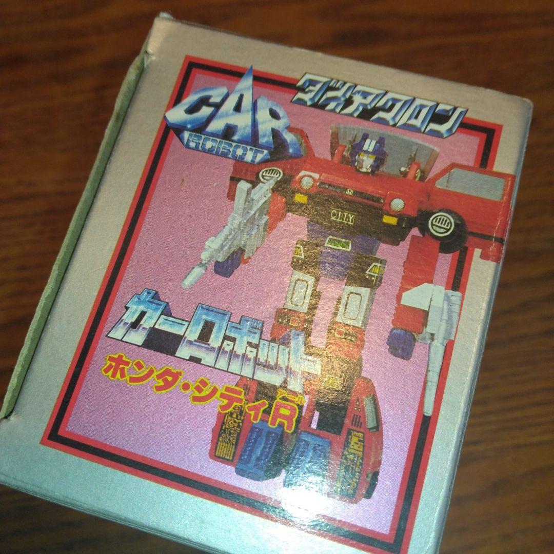 昭和レトロ　希少　ダイアクロン　HONDA CITY-R No.6 カーロボット