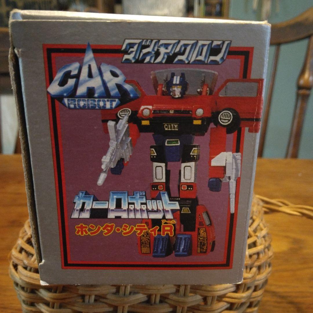 昭和レトロ　希少　ダイアクロン　HONDA CITY-R No.6 カーロボット