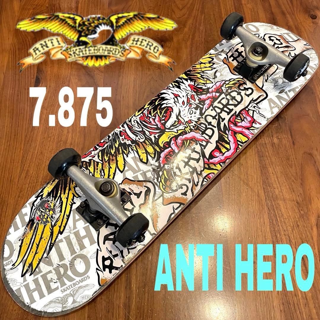 スケボー アンチヒーロー スケートボード ANTIHERO 7.875 - メルカリ