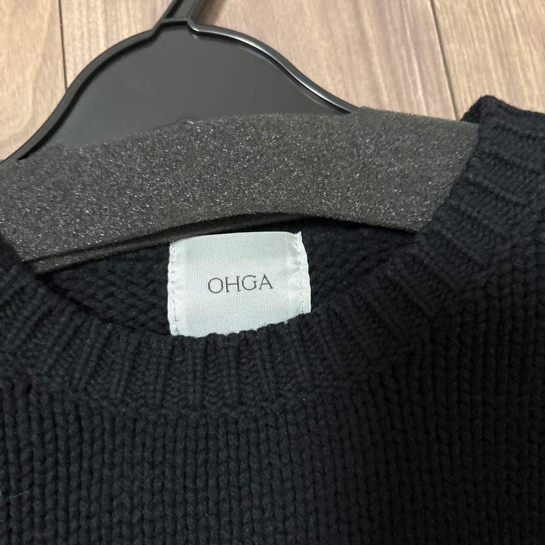 ohgaパフニット、ブラックです。 - メルカリ