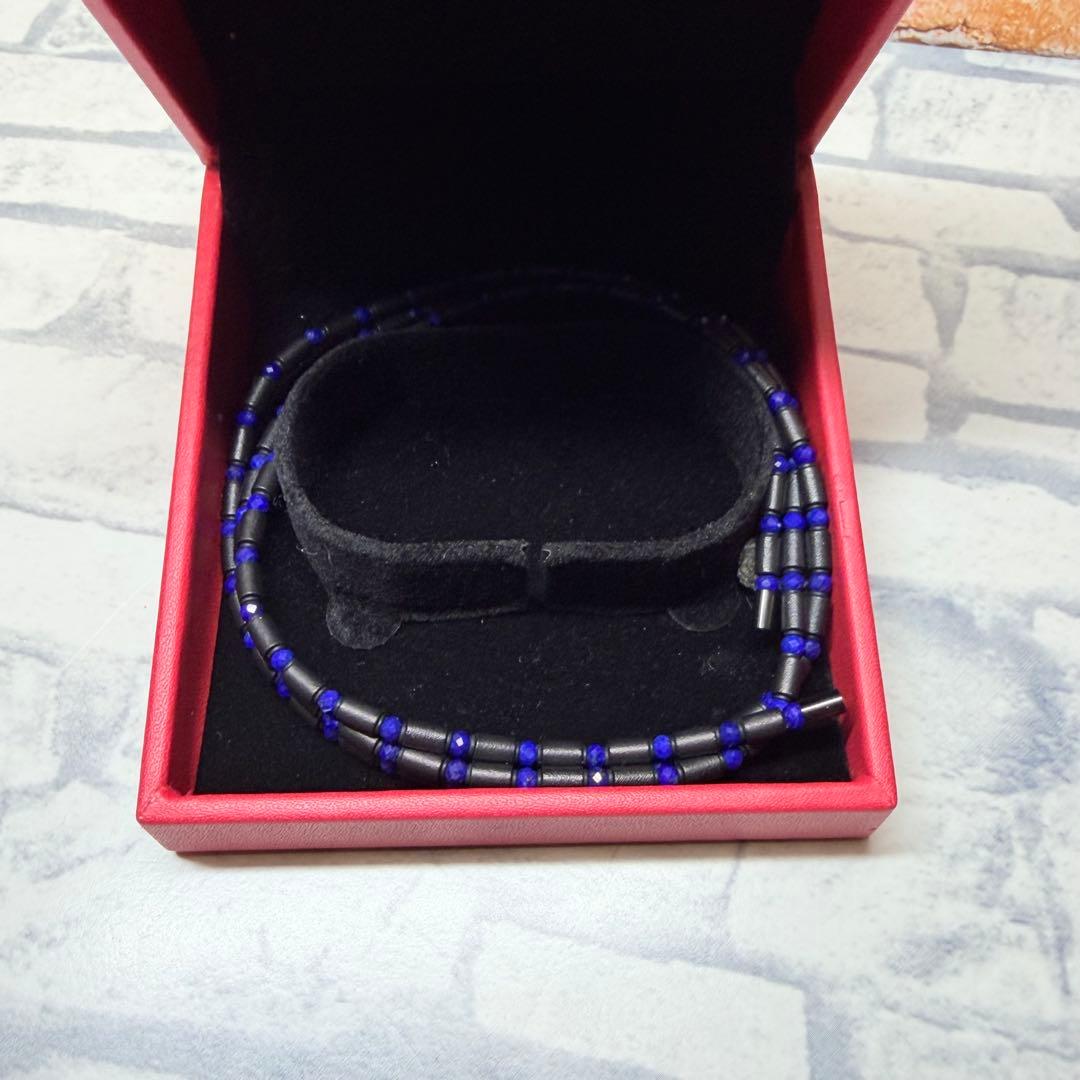 極美品】コアフォースループ ラピスラズリ CFL70 ブレスレット ブルー