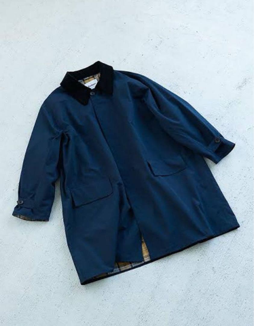 SEE SEE Barbour URBS 3/4コート ネイビー XL - メルカリ