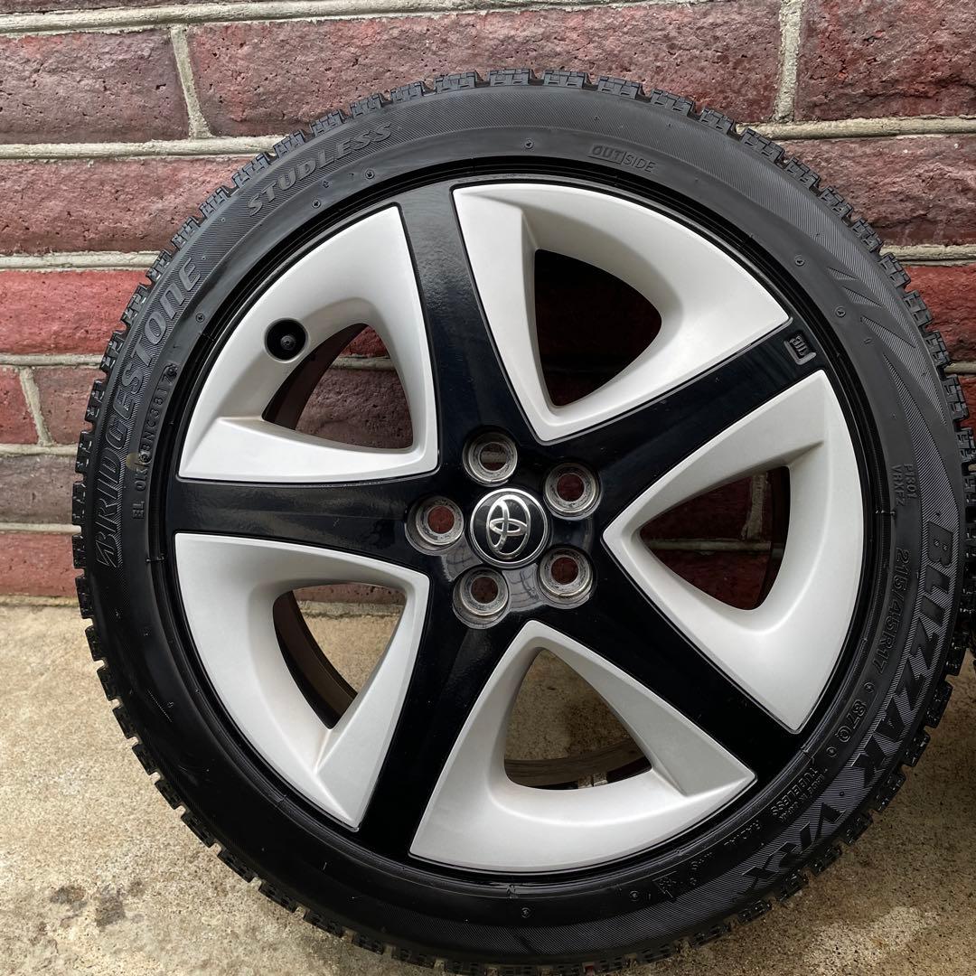 プリウス50純正ホイール17インチ スタッドレスVRX215-45-17 - メルカリ