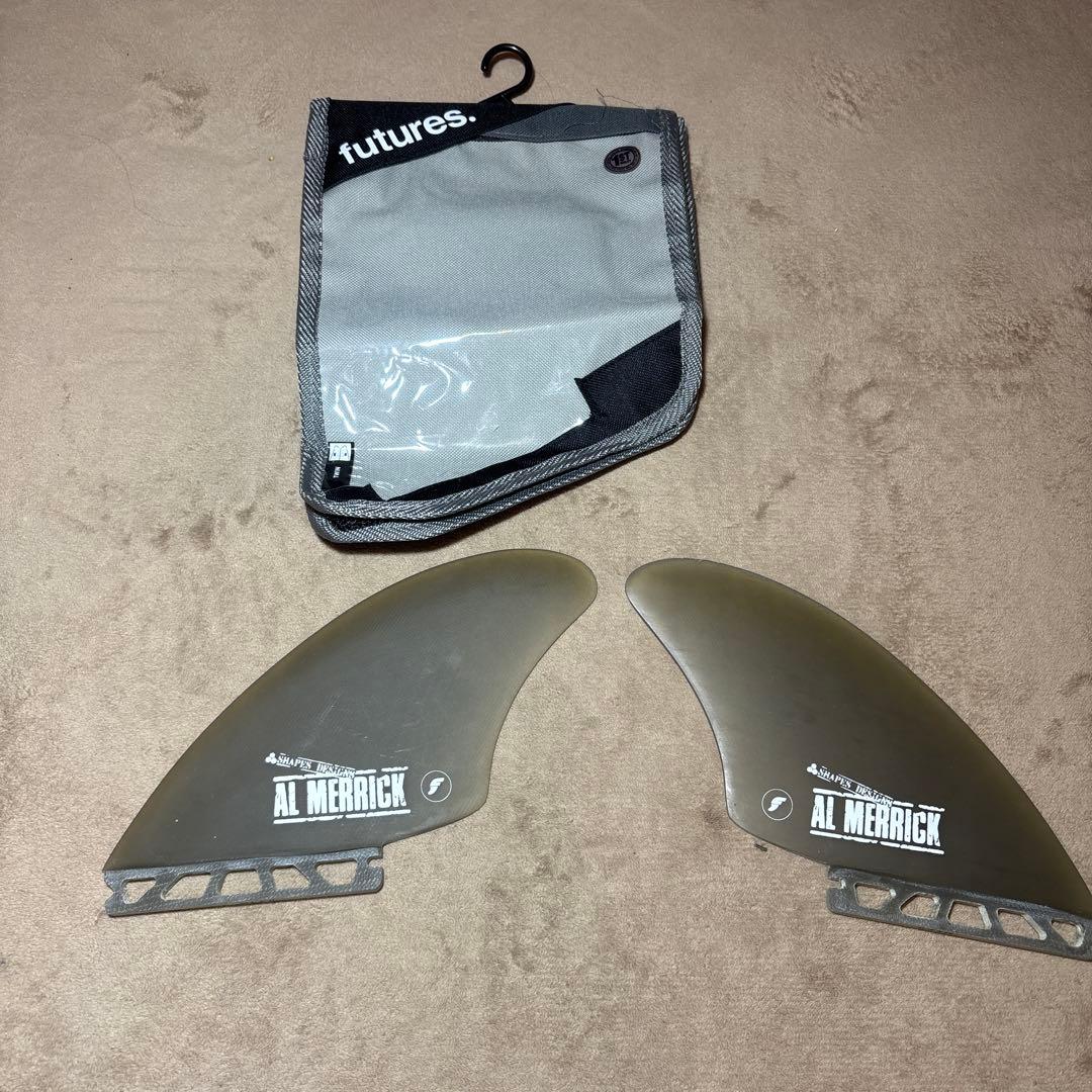 AL MERRICK Twinキールフィン FCS II Al Merrick Twin + Stabiliser Fin Set - FCS US
