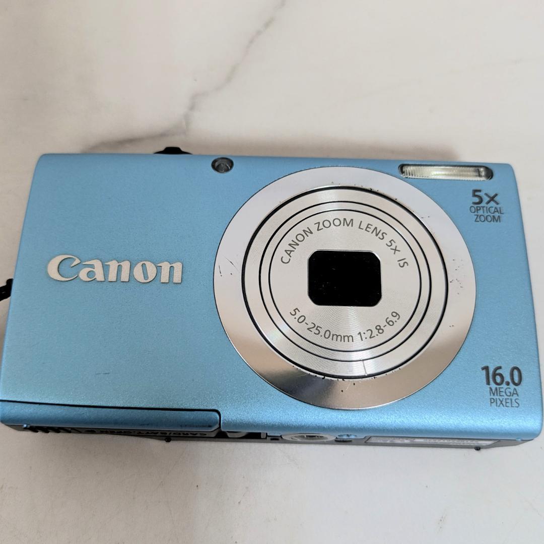 Canon PowerShot A2400 ISデジタルカメラ ブルー