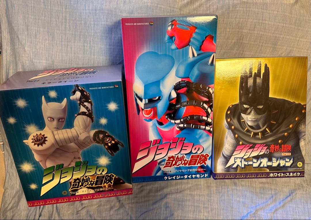 ⭐️ジョジョの奇妙な冒険⭐️フィギュア3体セット 超像可動『ジョジョの奇妙な冒険 第3部』「ジョセフ・ジョースター