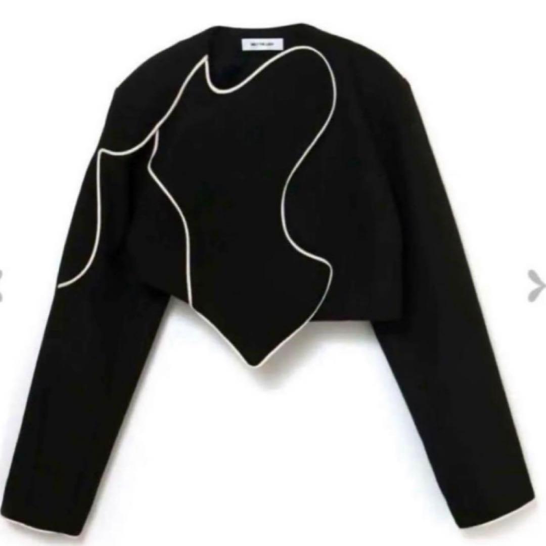 melt the lady ボディコードメルティングジャケット ブラック - メルカリ