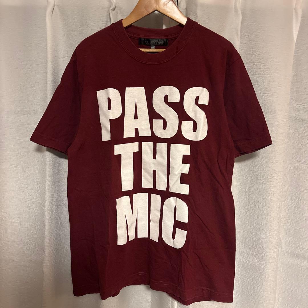 PASS THE MIC Tシャツ Mサイズ バーガンディ Diggy-MO' - メルカリ