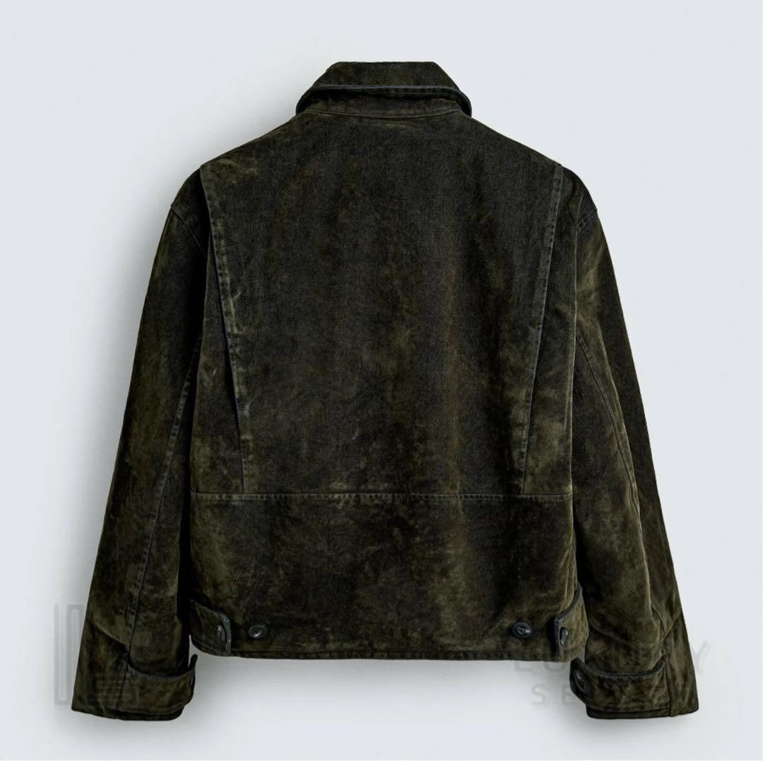 サクマエマ様】ZARA ベロアツイルジャケット - メルカリ