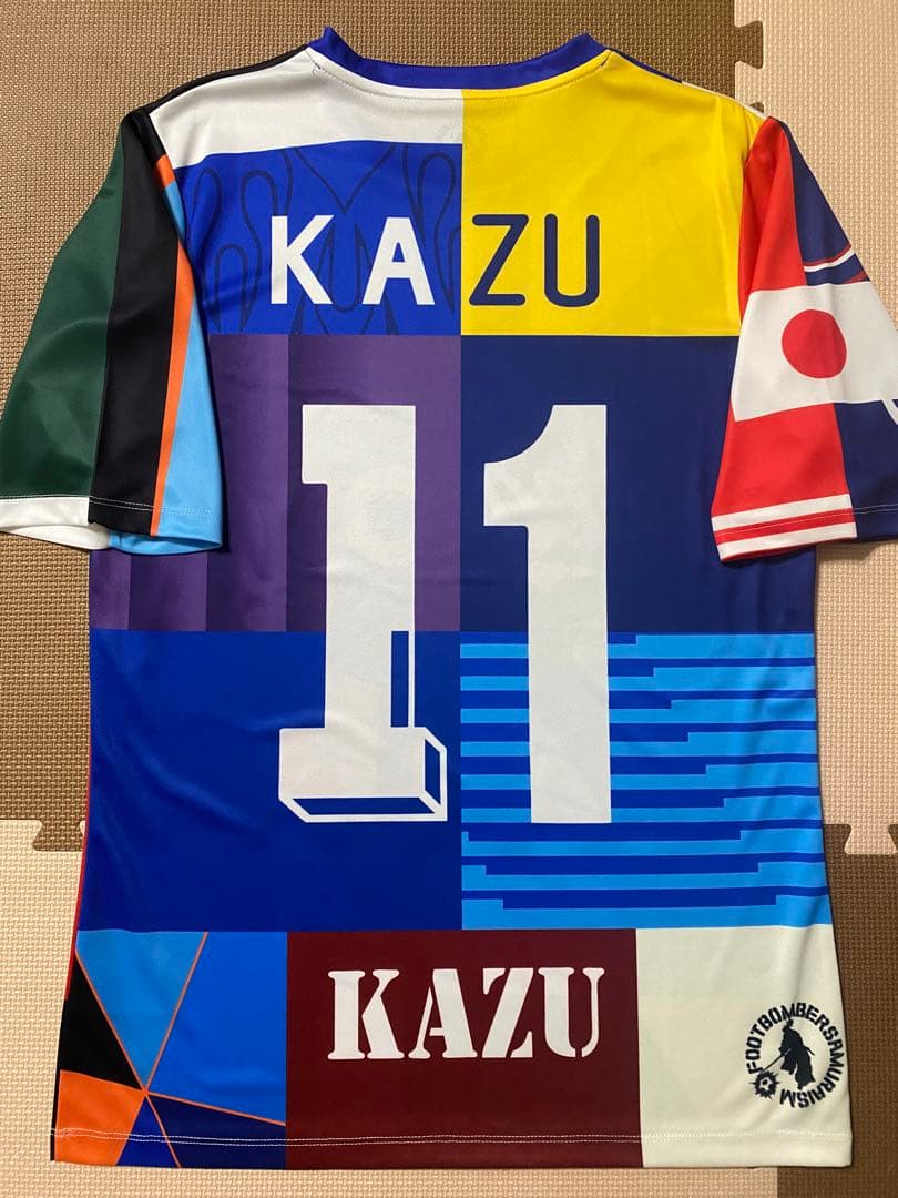 非売品　三浦知良歴代ミックス　ユニフォームLサイズ 非売品 三浦知良歴代ミックス ユニフォームLサイズ - メルカリ