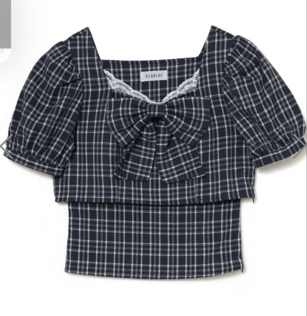 bubbles バブルス チェック リボン付きセット - メルカリ