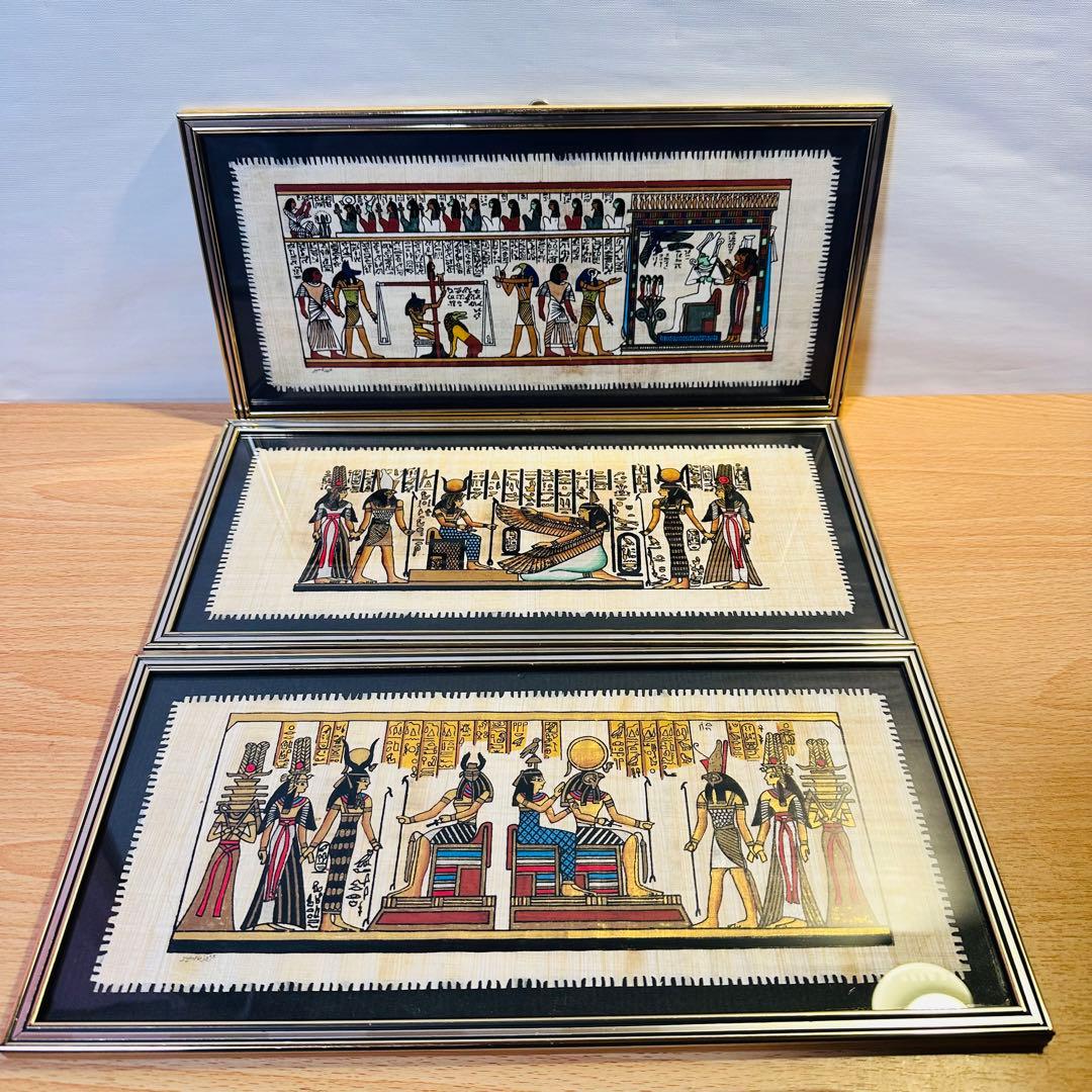 エジプト民芸品 エジプト パピルス お土産 絵画 壁画 海外 民芸品 伝統