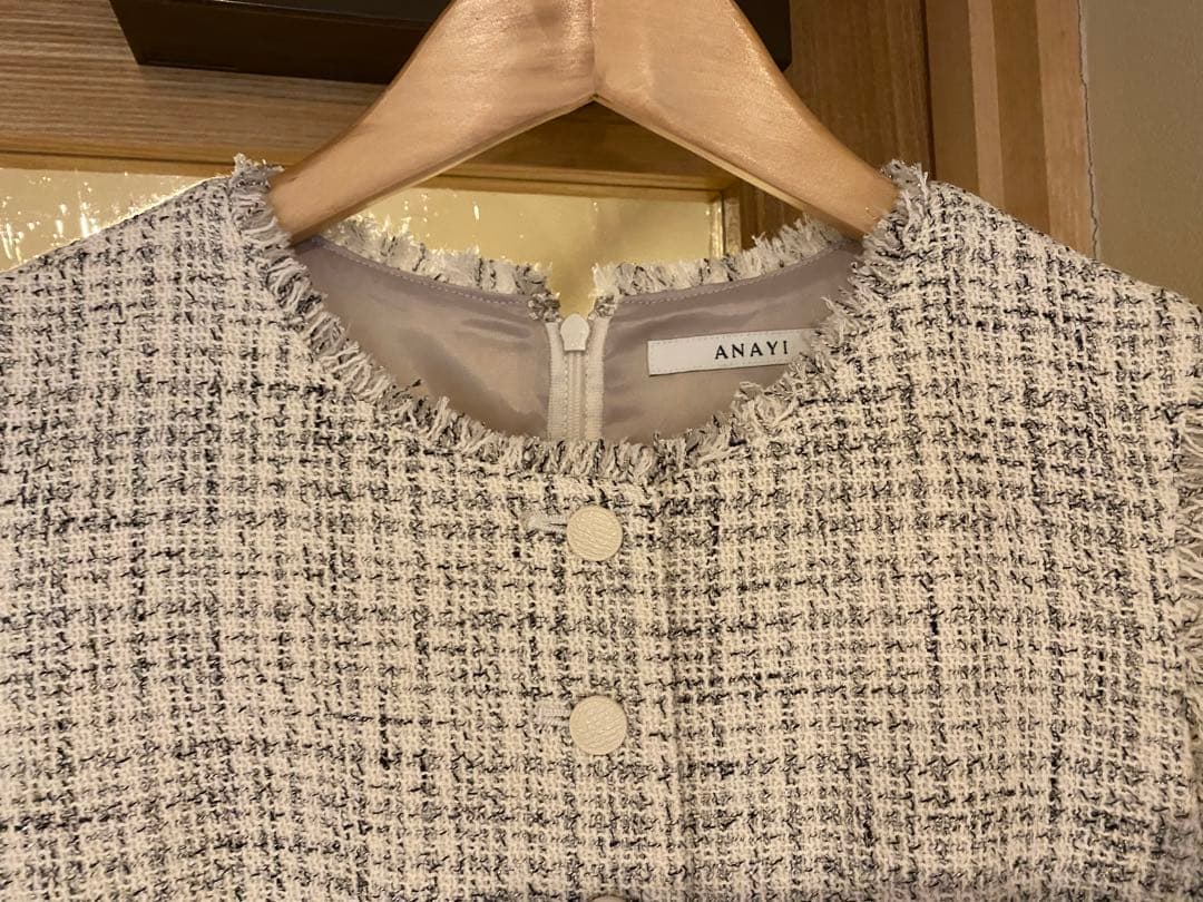 定価81,400円 アナイ トライスピンツィードオールインワン 38 - メルカリ