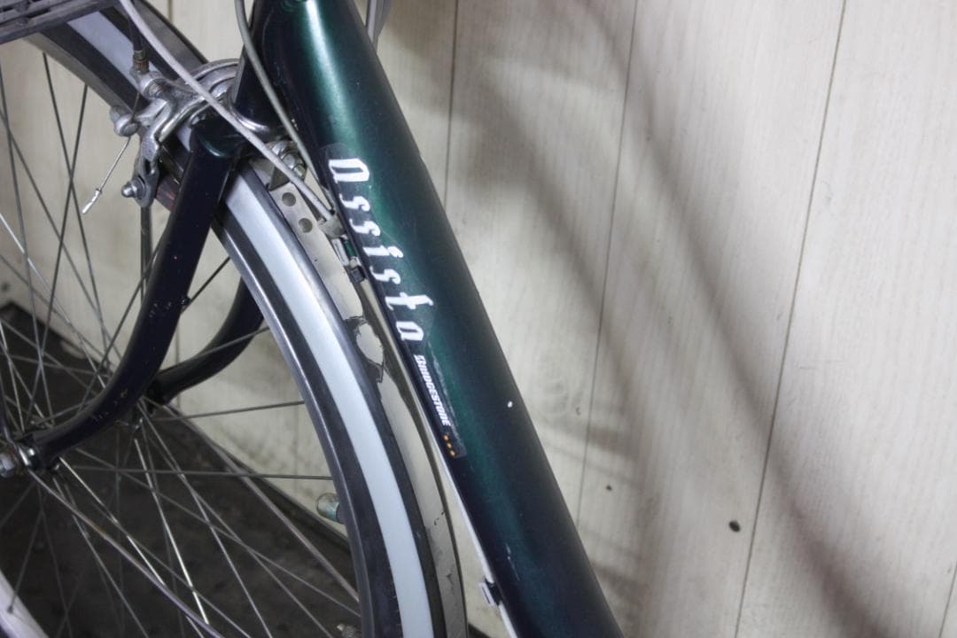 ブリヂストンA22 8.1AH 26インチ 3段 LED 電動 GREEN