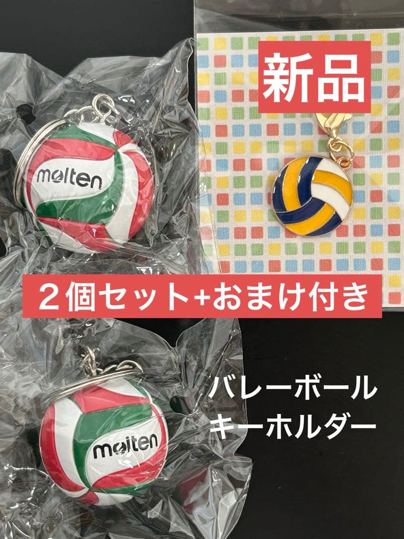 新品 Molten バレーボール キーホルダー 2個セット まとめ売り